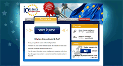 Desktop Screenshot of cz.iq-test.eu