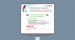 Desktop Screenshot of iq-test.sk