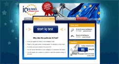 Desktop Screenshot of iq-test.se