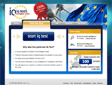 Tablet Screenshot of cy.iq-test.eu